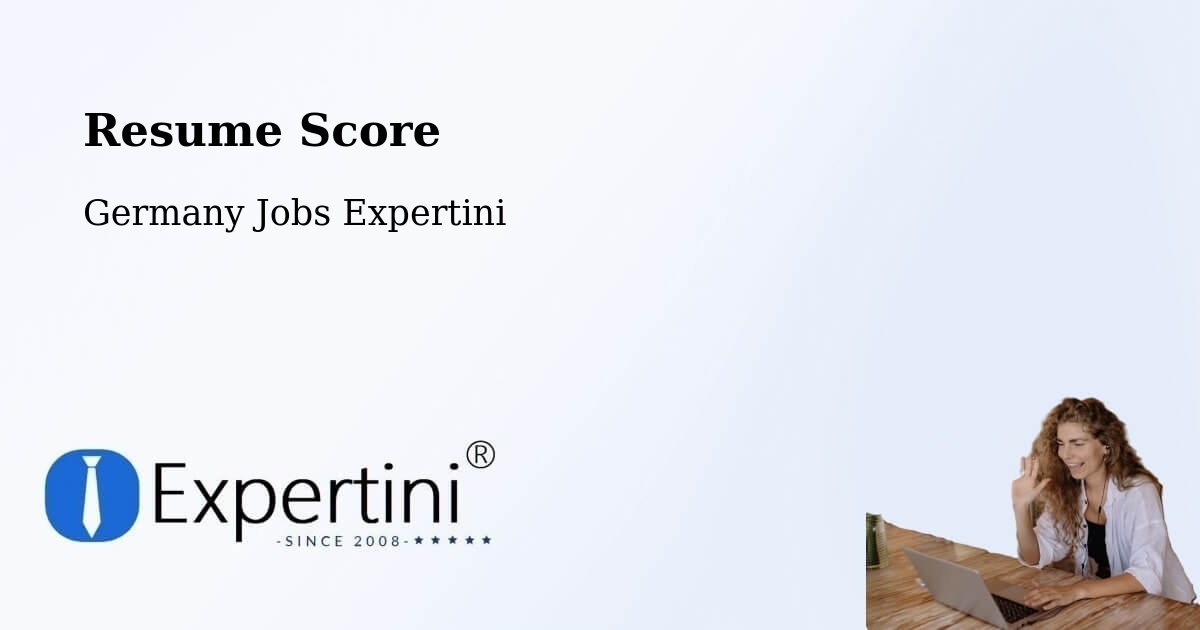 Resume Score & Job Description Match Tool – Plessa - Germany Jobs Expertini
