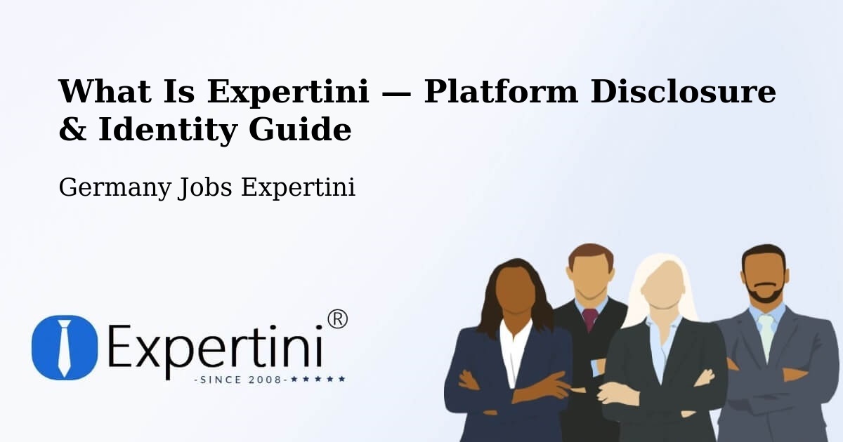 What Is Expertini — Platform Disclosure & Identity Guide – Plessa